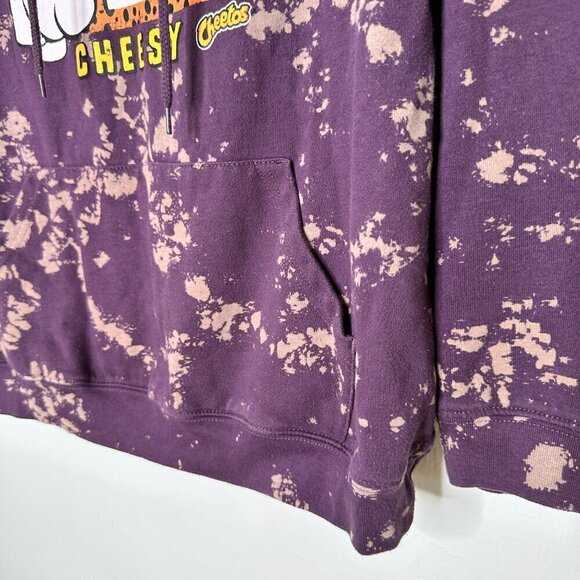Cheetos Dangerously Cheesy Long Sleeve Tie-Dye Hoodie Size L - Picture 2 of 6